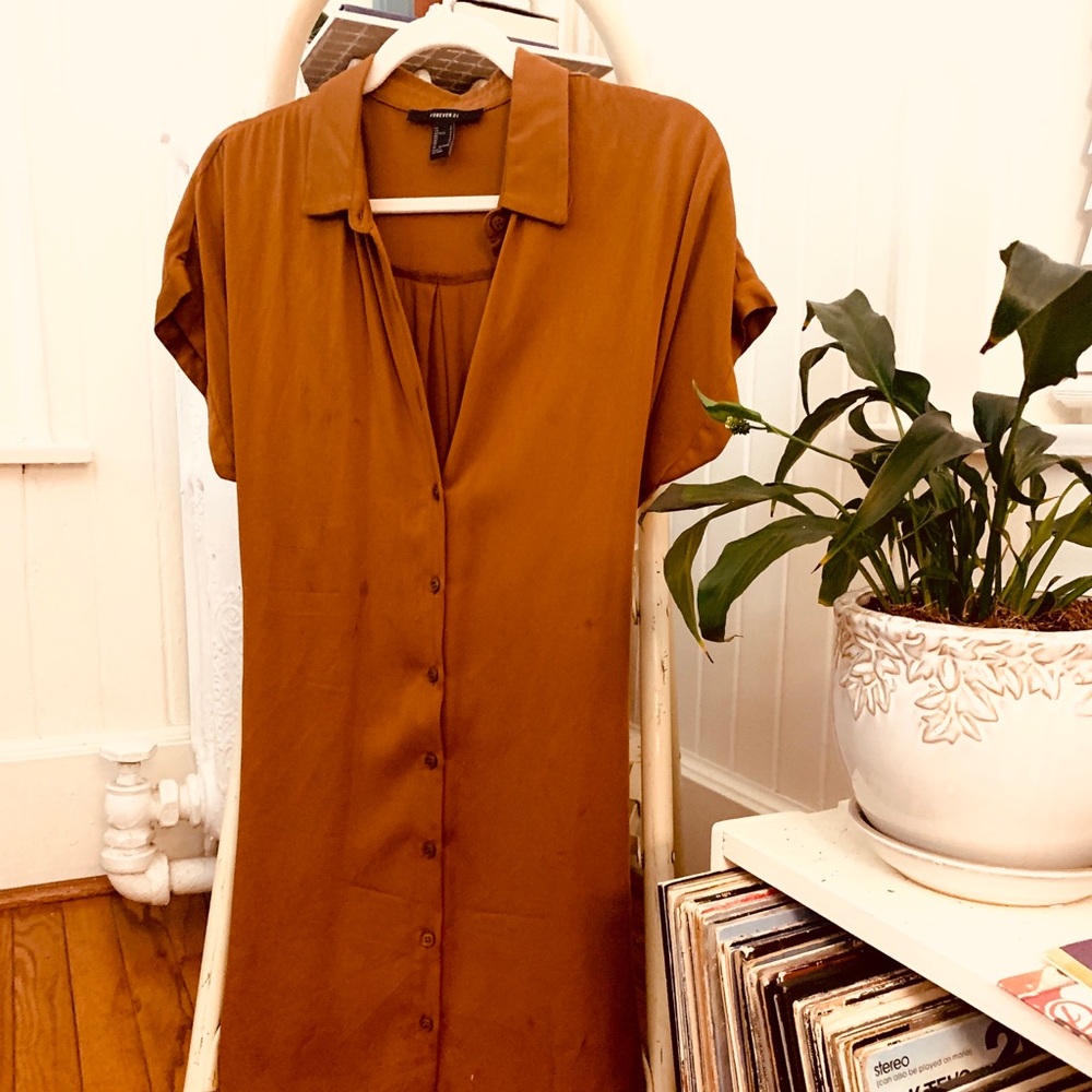 2/$20 F21 Button Down Dress